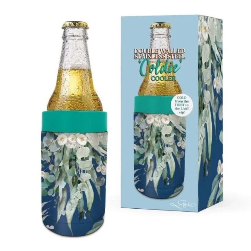 Lisa Pollock Coldie Can Stubby Holder - Native Eucalypt