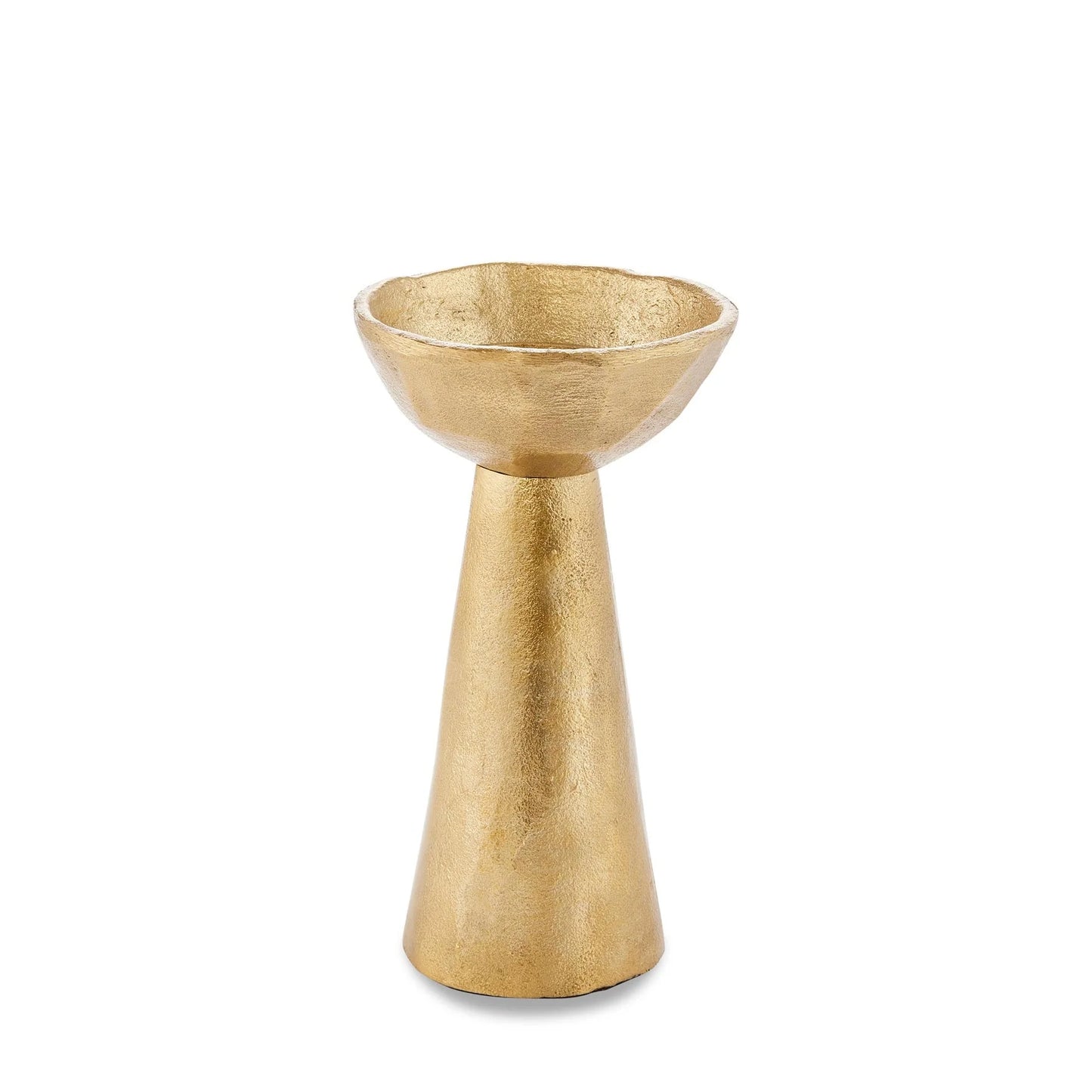 Norah Candle Holder - Large - Brass Gold