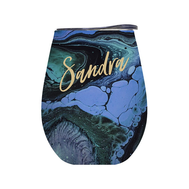 Lily & Mae On Cloud Wine Insulated Vacuum Sealed Stainless Steel Tumbler - Sandra - 350ml