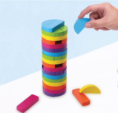 Games Room Round Tower Tumbling Blocks