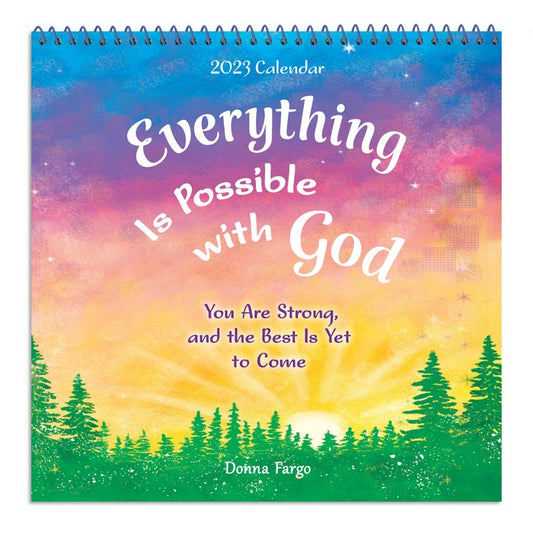 Everything Is Possible with God 2023 Calendar