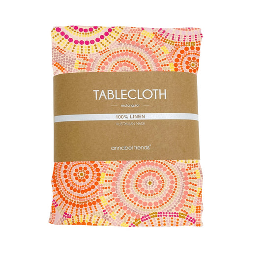 Annabel Trends Tablecloth – Linen – Rainbow Spirit