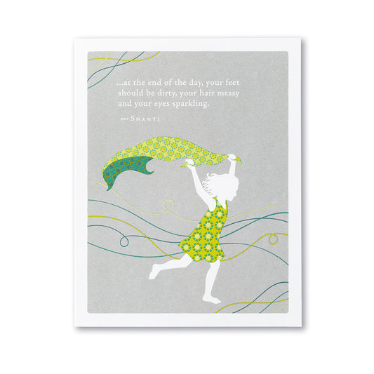 Compendium Positively Green - Birthday Card - At The End Of The Day