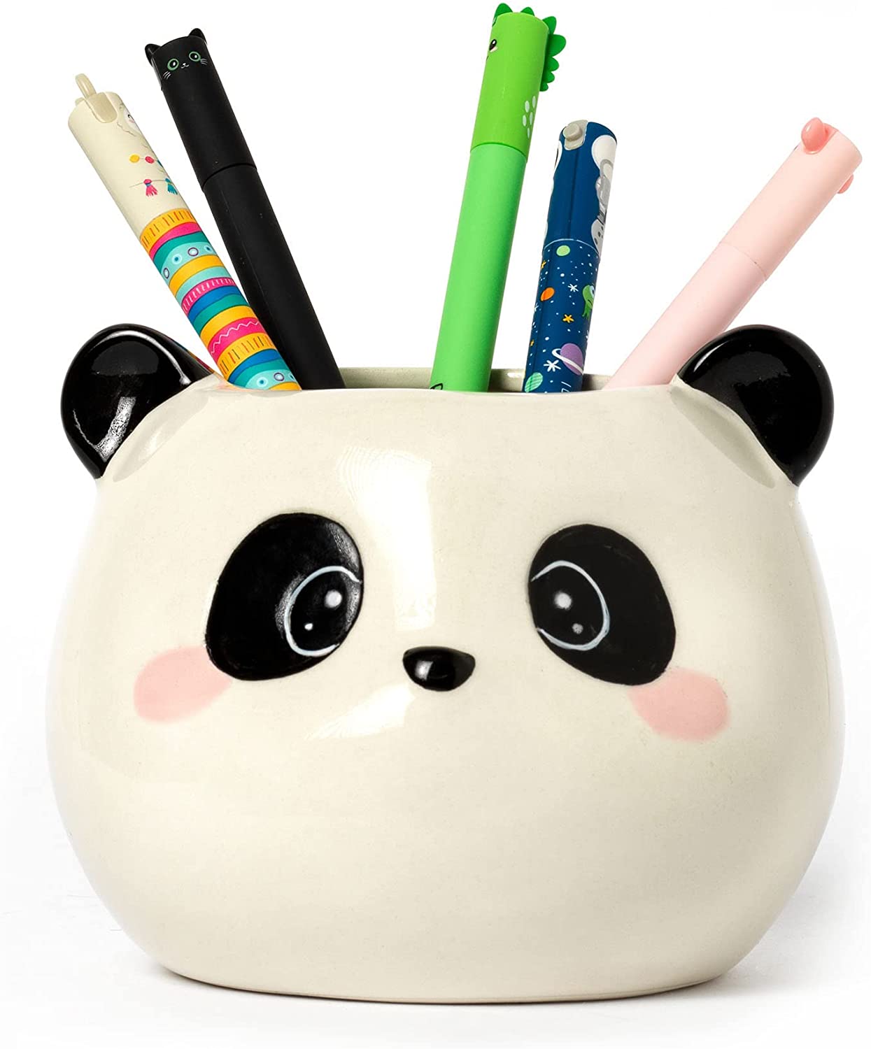 Desk Friends Ceramic Pen Holder - Panda