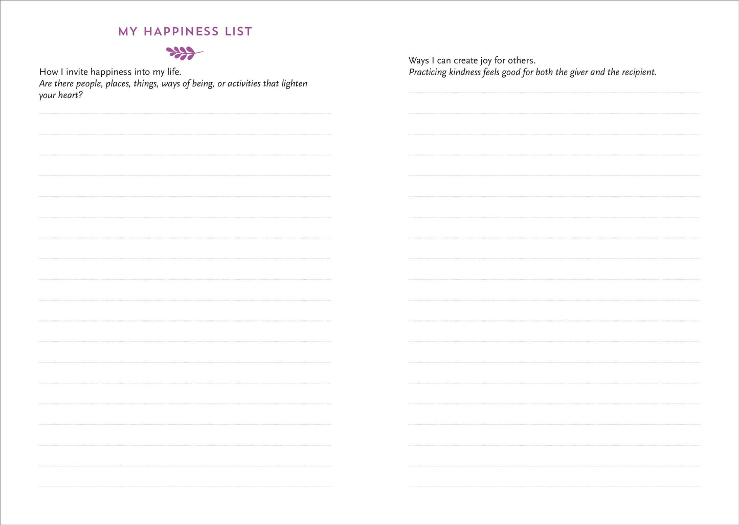 A Daily Dose of Happiness Journal: A Daily Journal for Cultivating Happiness in Your Life