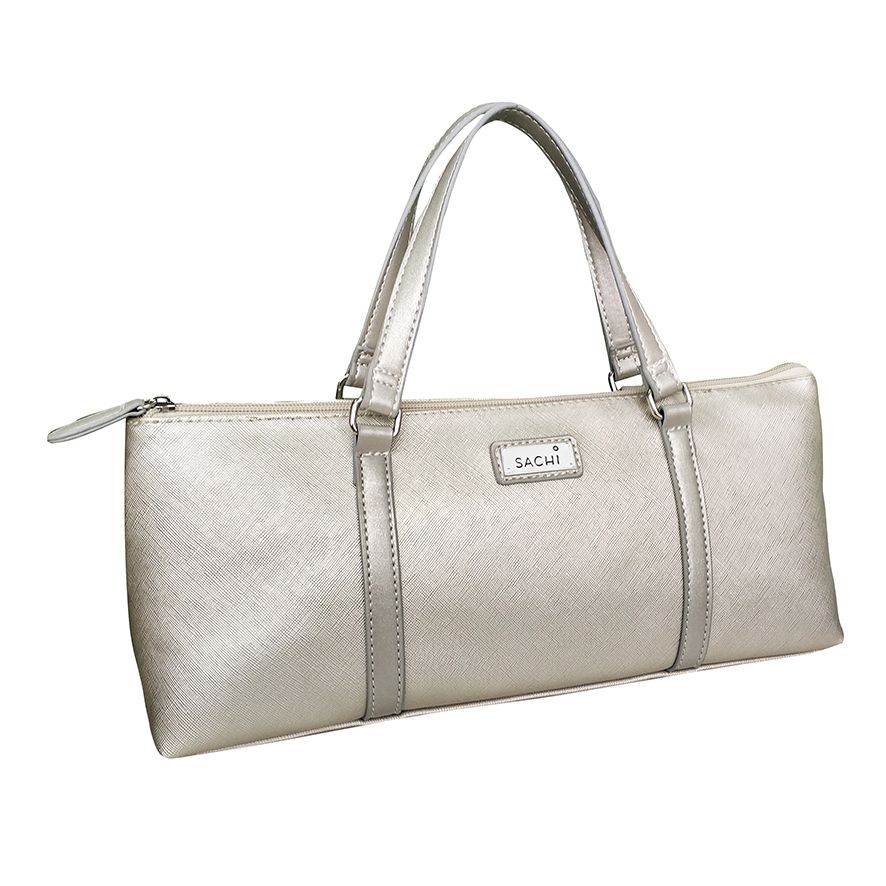 Sachi Insulated Wine Purse - Silver - 36x9x15cm