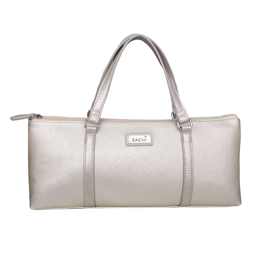 Sachi Insulated Wine Purse - Silver - 36x9x15cm