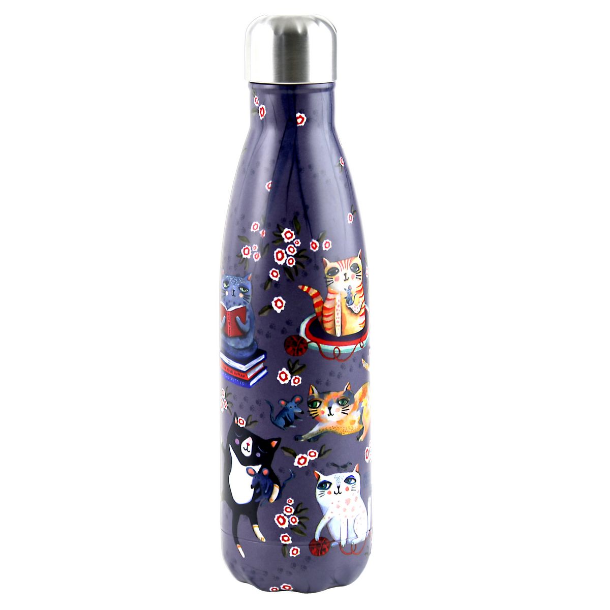 500ml Water Bottle - Insulated Double Wall Stainless Steel - 2 Styles