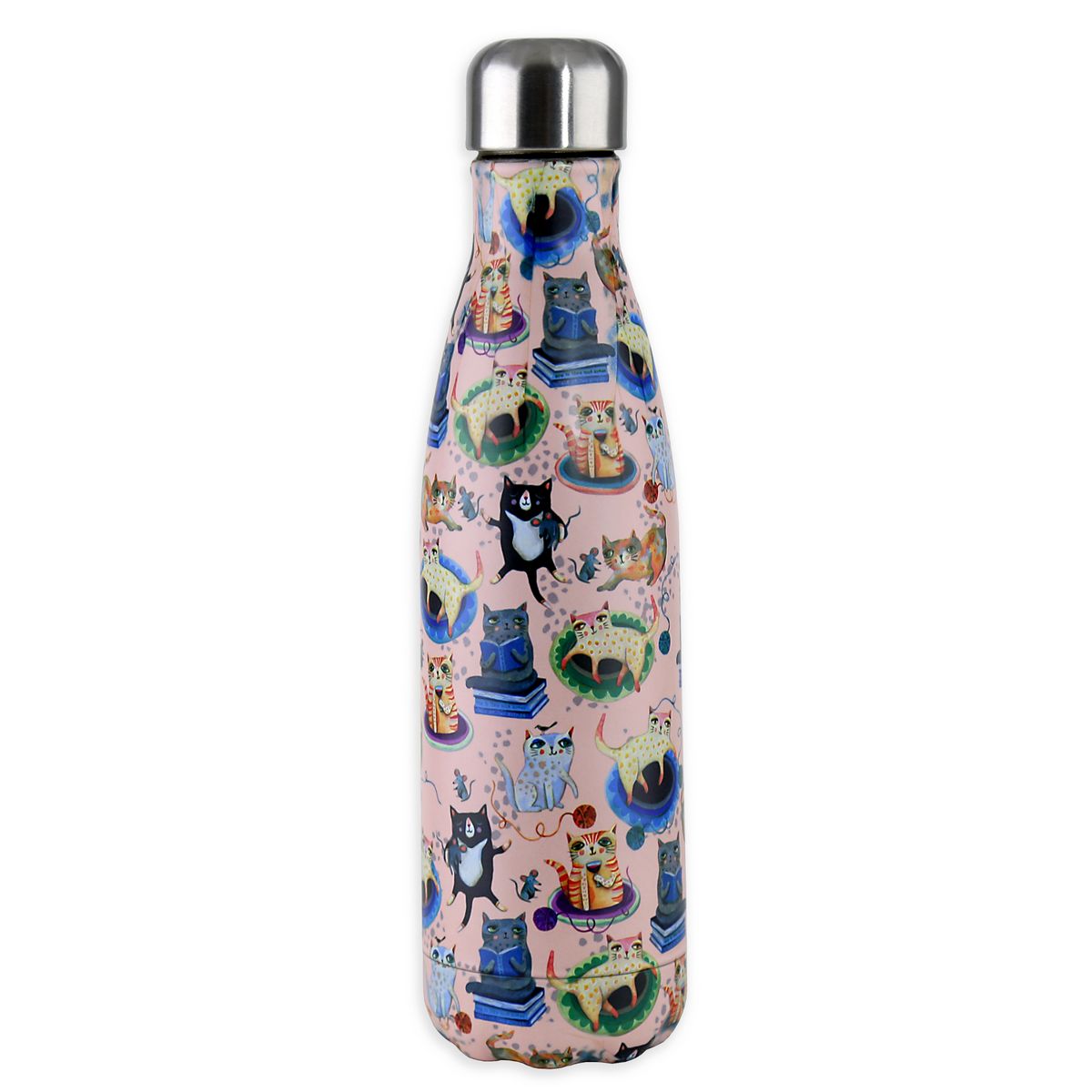 500ml Water Bottle - Insulated Double Wall Stainless Steel - 2 Styles