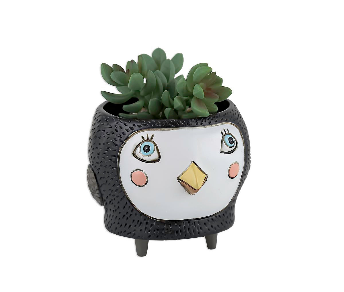 birdie plant pot Baby Birdie Planters - Black