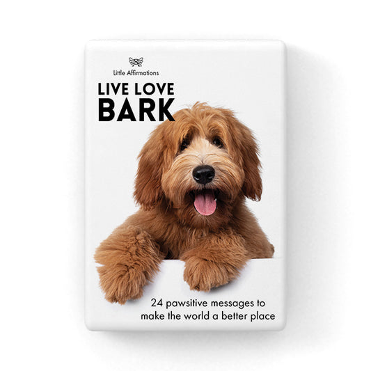 24 Animal Affirmation Cards + Stand - Live Love Bark