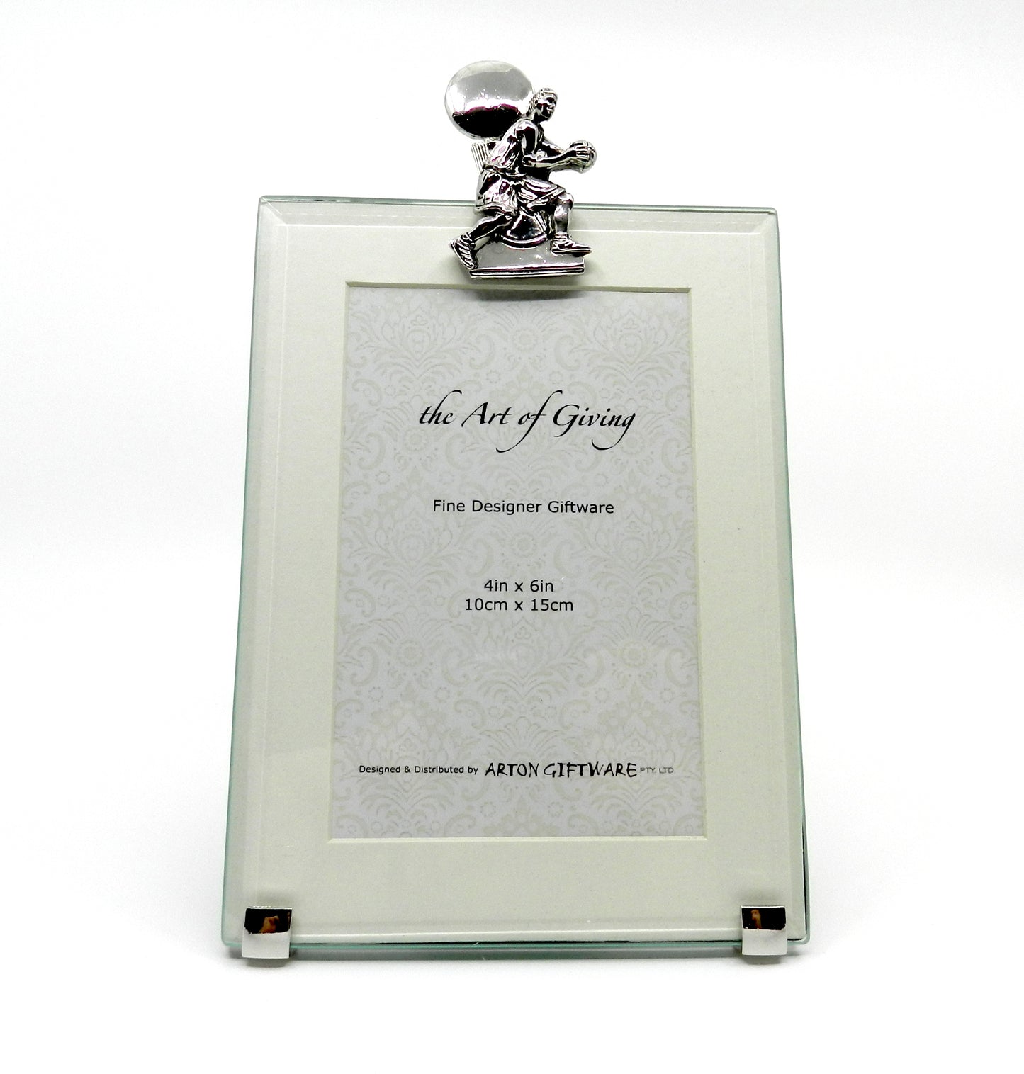 Glass Photo Frame - Basketball