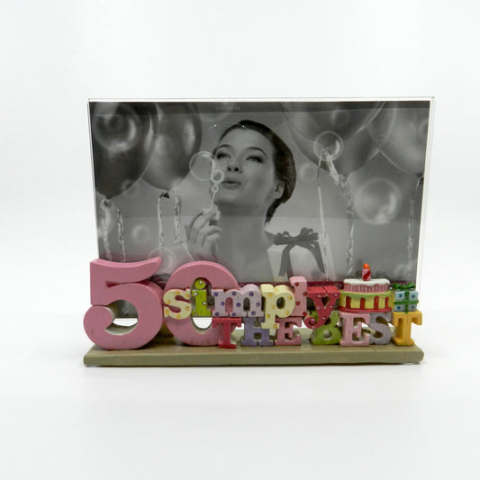 Simply the Best - Happy 50th Birthday Photo Frame