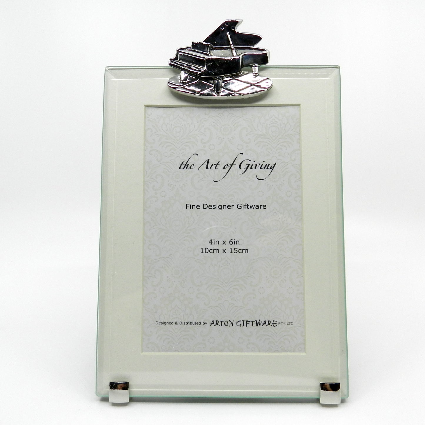 Glass Photo Frame - Piano - 10 x 15cm