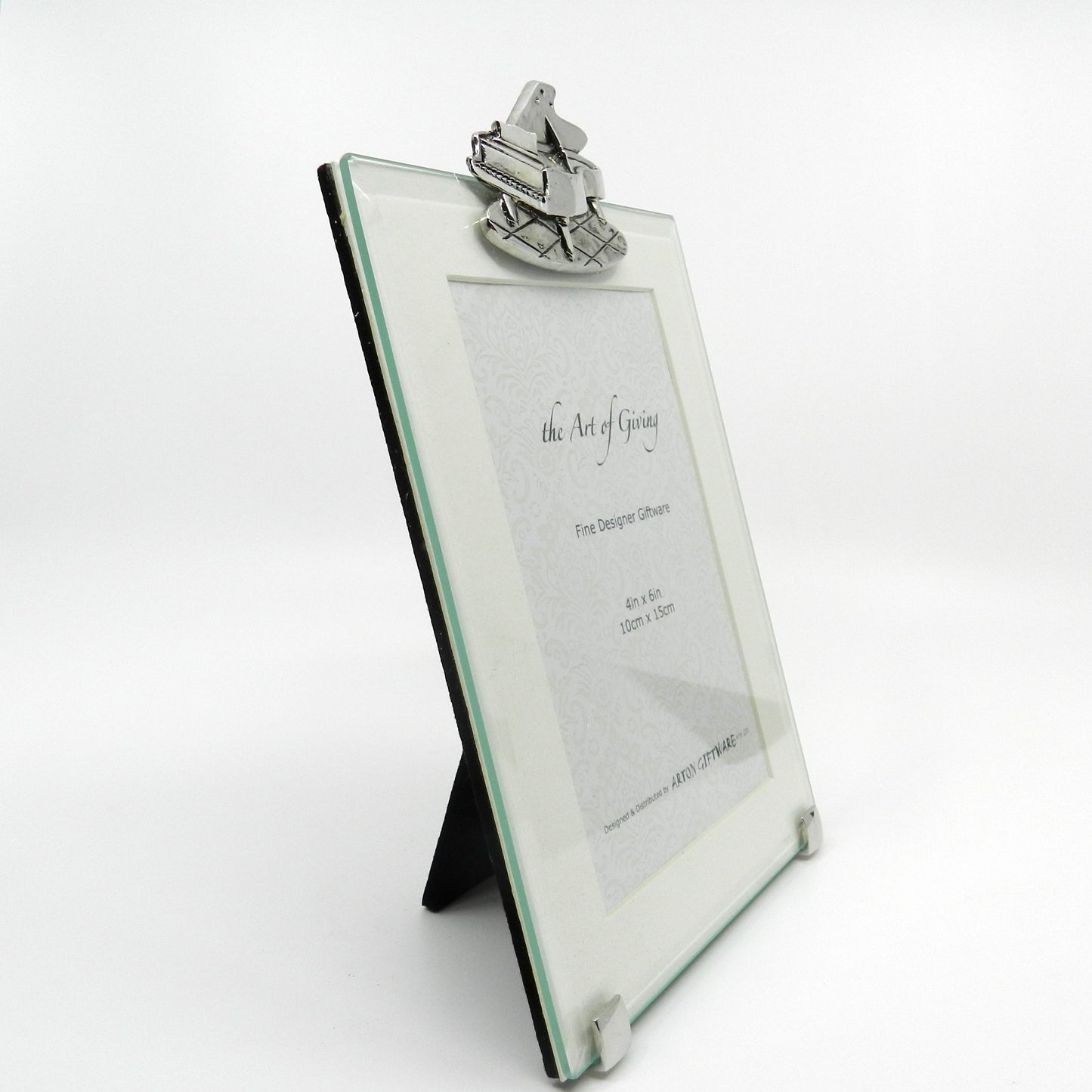 Glass Photo Frame - Piano - 10 x 15cm