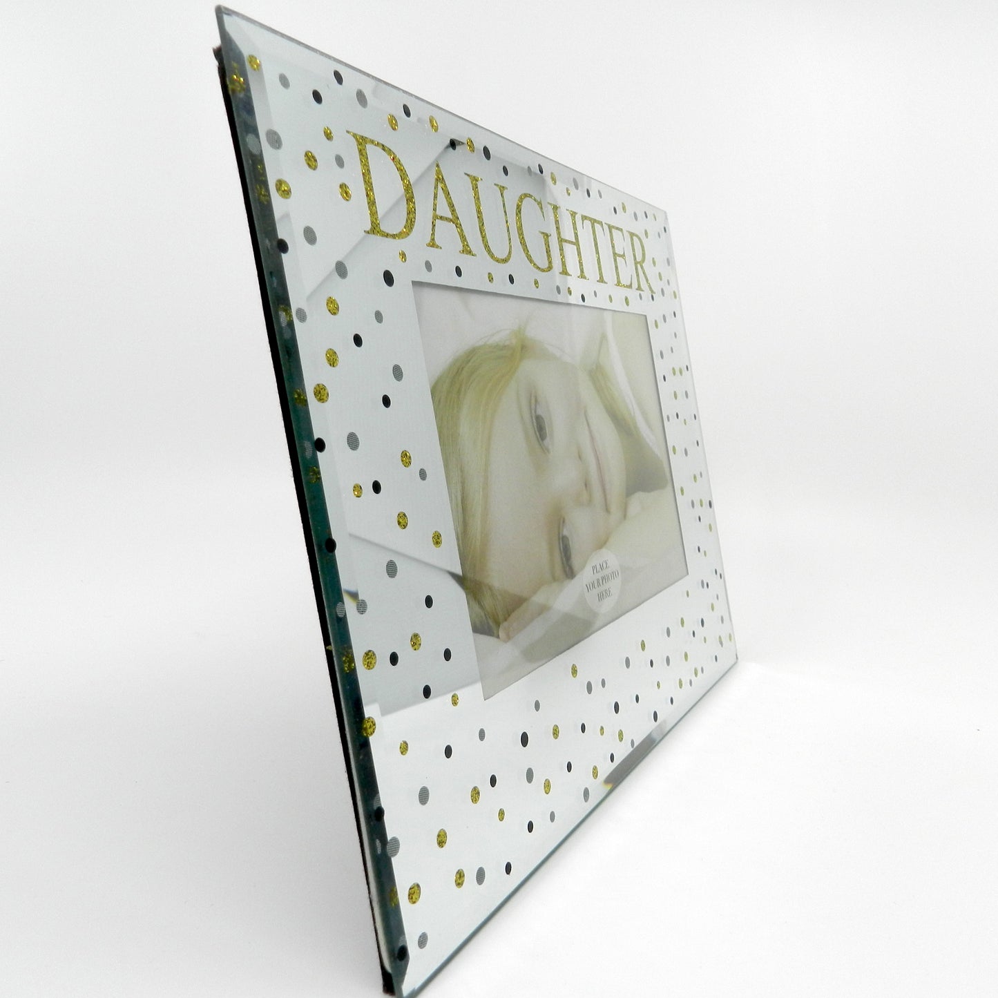 Daughter Photo Frame Glass Mirror - 17 x 23cm - Landmark Concepts