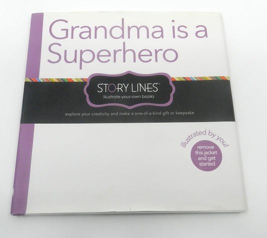 Grandma Is A Superhero - Hardback One of a Kind Keepsake