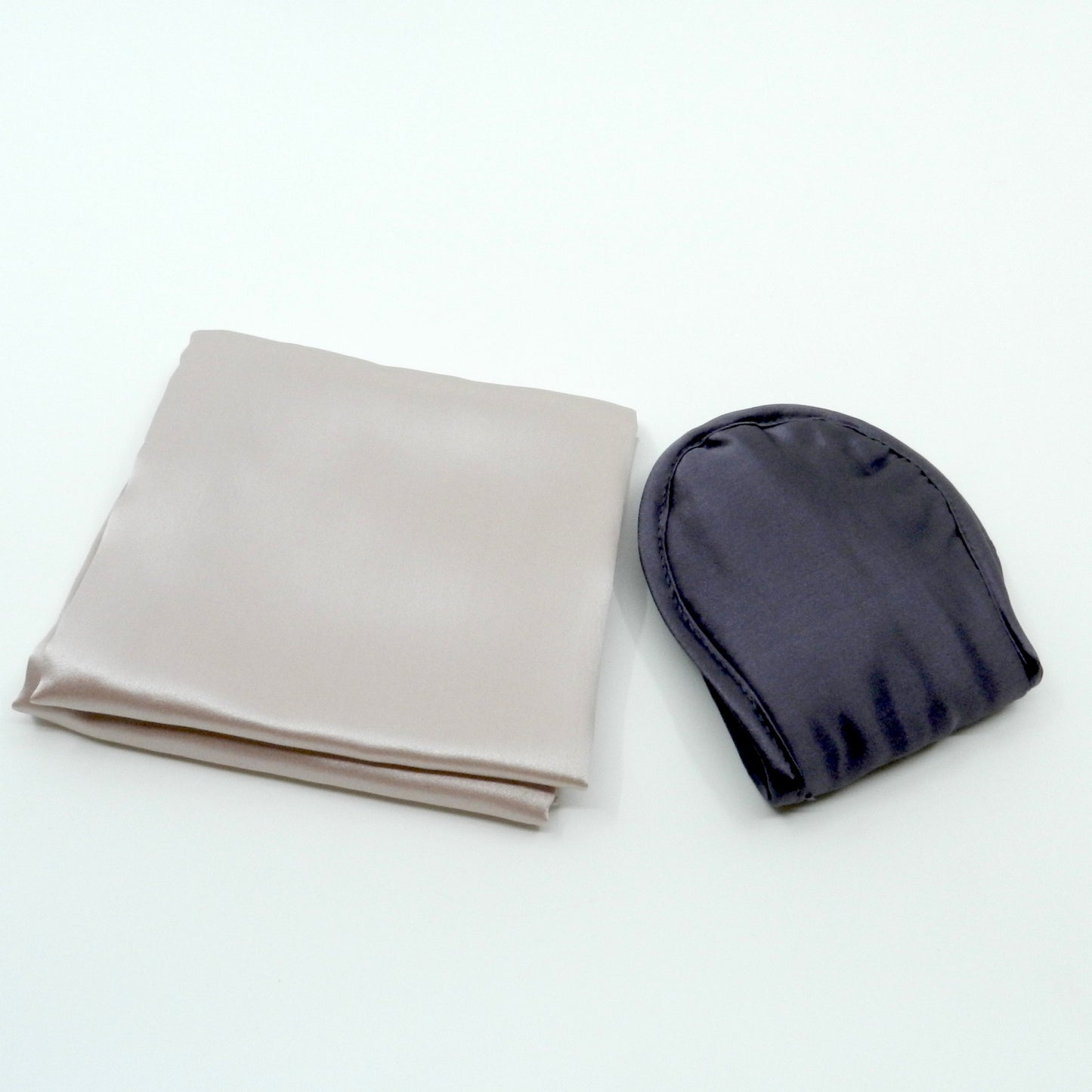 Purple Travel Eye Mask & Pink Pillowcase Gift Set