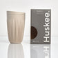 HuskeeCup - 12oz/355ml Cup & Lid - Natural