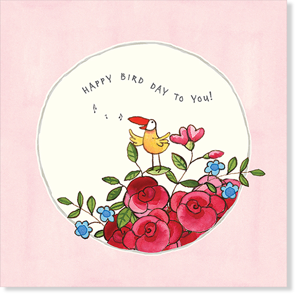 Twigseeds Birthday Card - Happy bird day