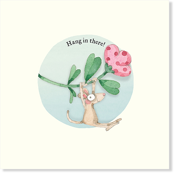 Twigseeds Get Well Card - Hang in There