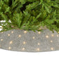 Silver Christmas Tree Skirt with Lights - Store Pick-Up Only