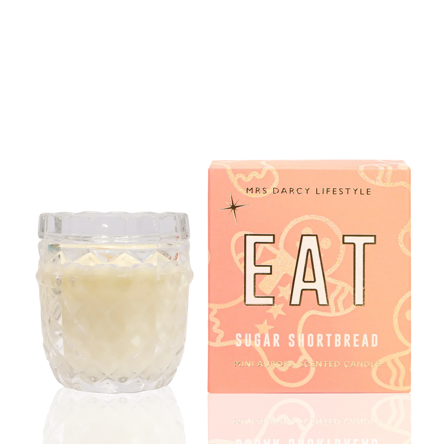 Eat Petite Aurora Scented Candle - Sugar Shortbread - 80g