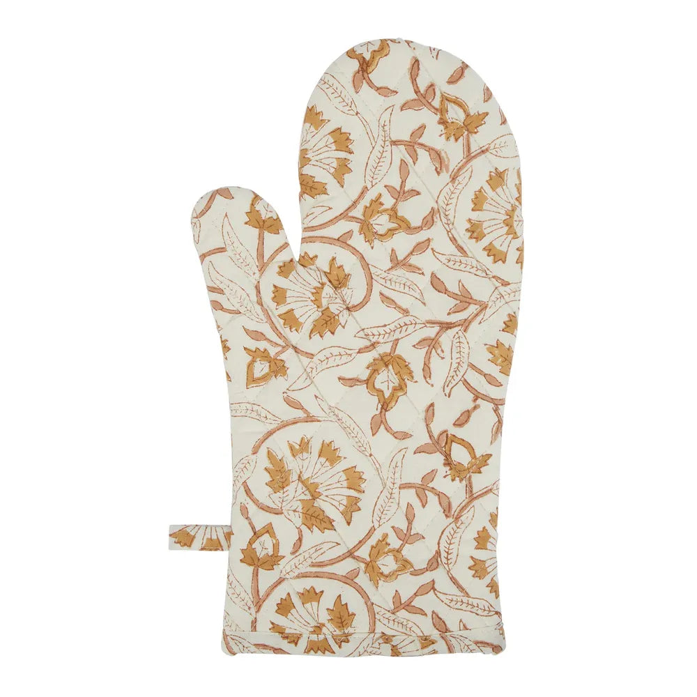 Florabelle Living Sorento Floral Cotton Single Oven Glove