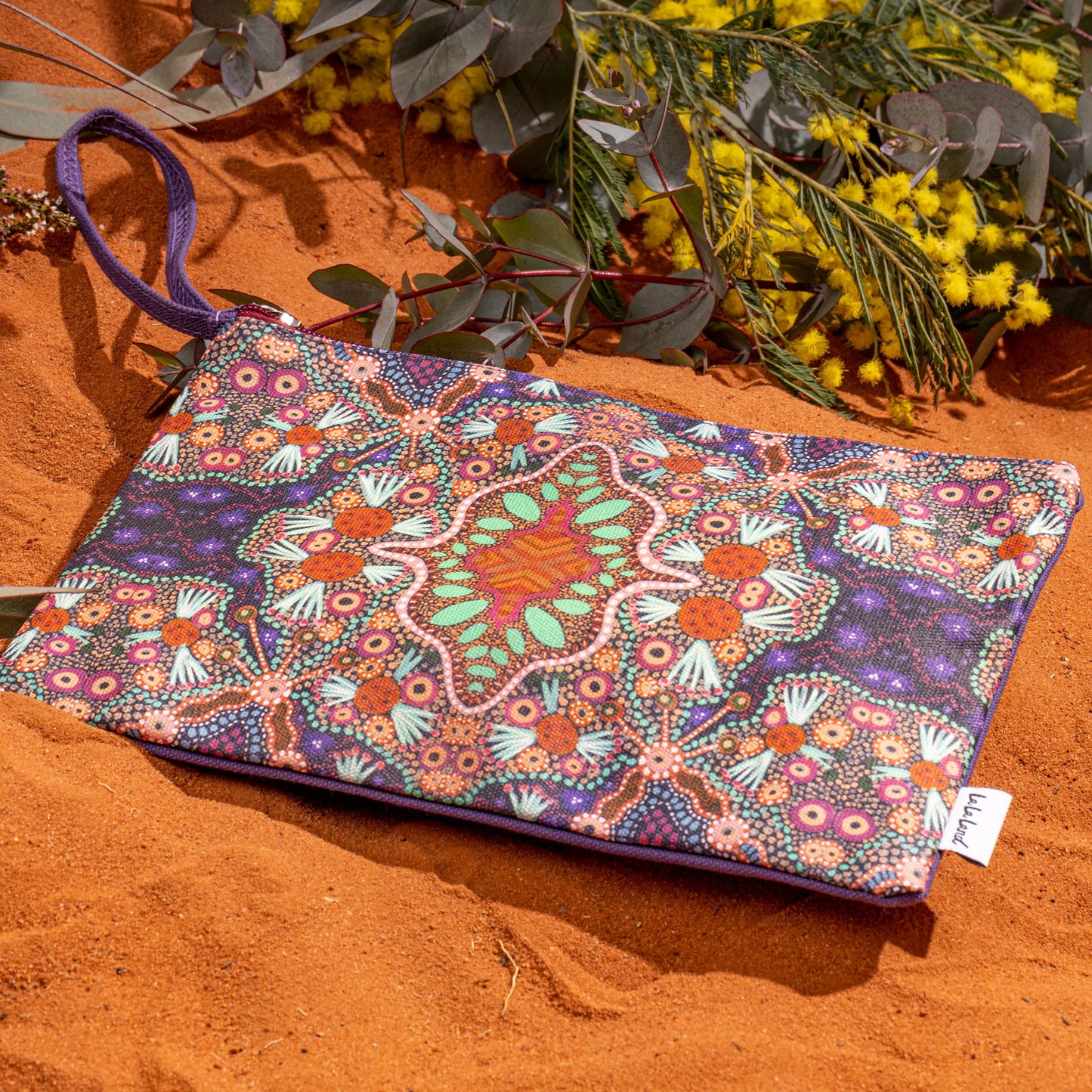 Lala Land Clutch Purse - Kalkatungu Country
