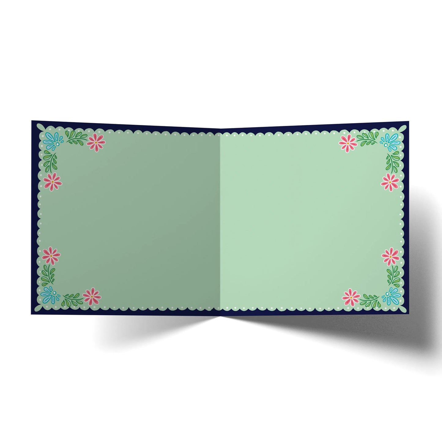 Lala Land Greeting Card For You Dots And Flowers - 14 x 14 cm