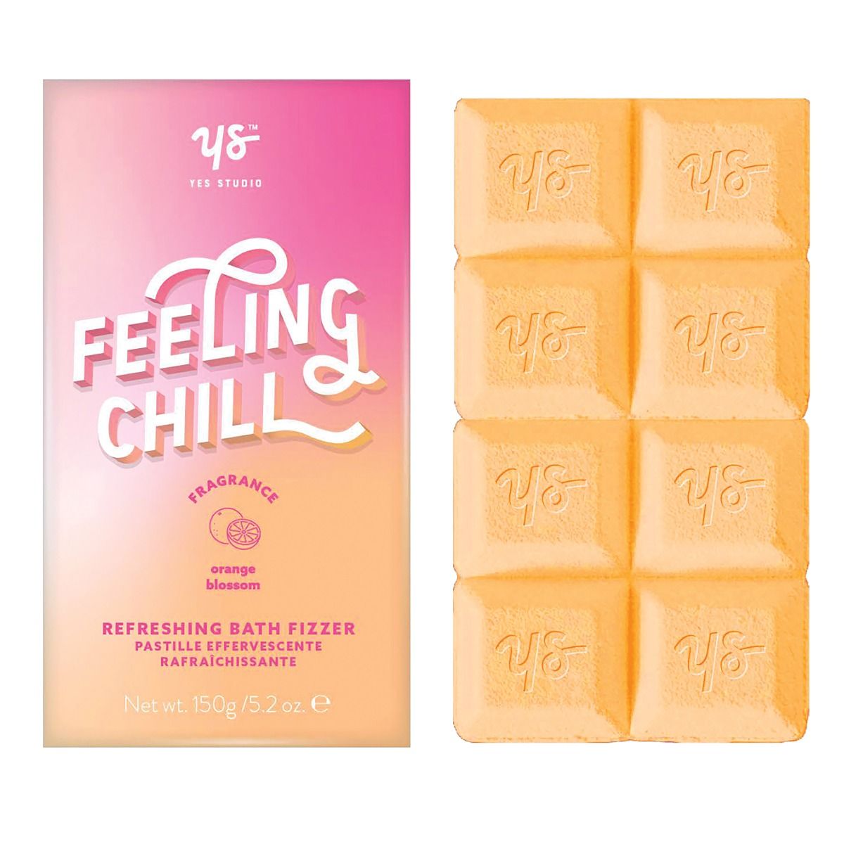 Yes Studio Bath Fizzer - Refreshing Orange Pink