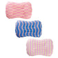 Eclectic Summer Beach Pillow - Blue and Yellow Stripes - 44x28x10cm