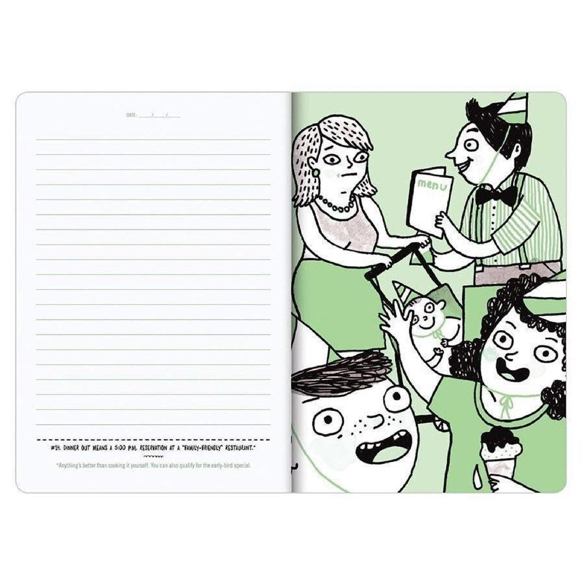 100 Reasons To Panic about Having a Baby Journal - Paperback - 5.75x8.25 inches - 128 pages