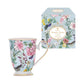Ashdene Romantic Garden Aqua Footed Mug