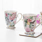 Ashdene Romantic Garden Aqua Footed Mug