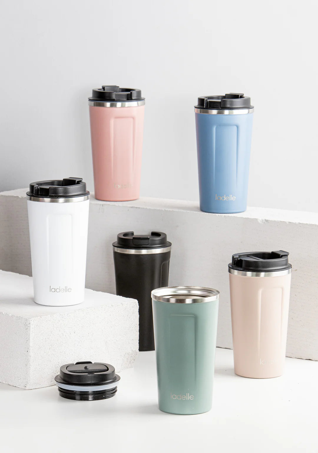 Ladelle Insulated Eco Culture Travel Mug - Jade - 500ml