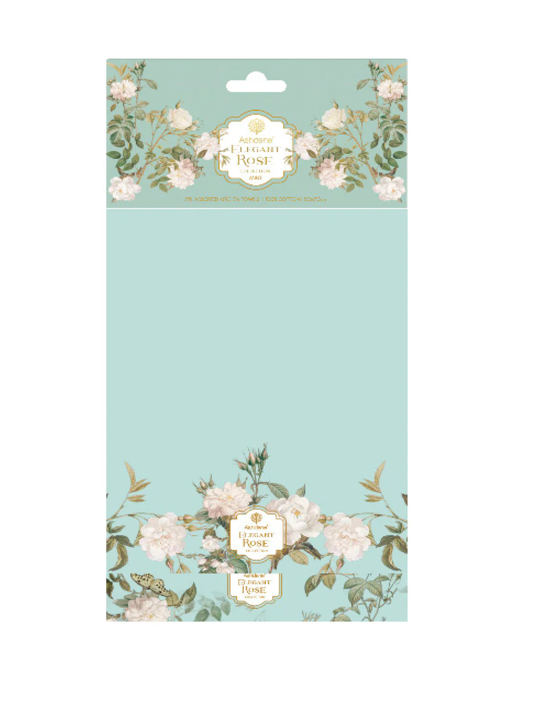 Ashdene Elegant Rose Mint Kitchen Towel - 2 pack - 70x50x0.2cm