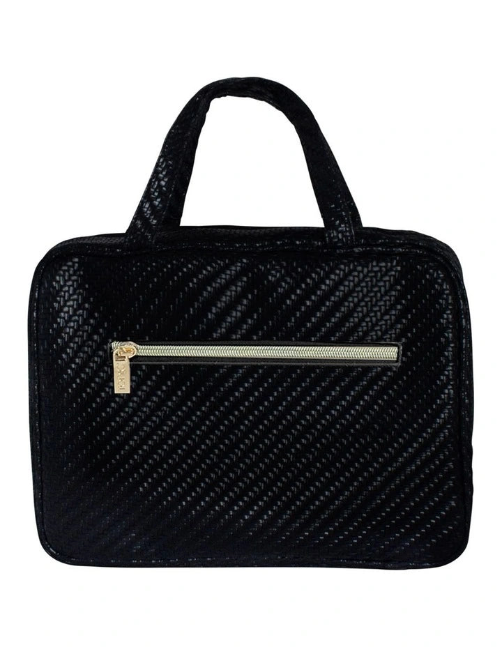 Tonic Australia Herringbone Hanging Bag in Licorice - 20x12x27cm