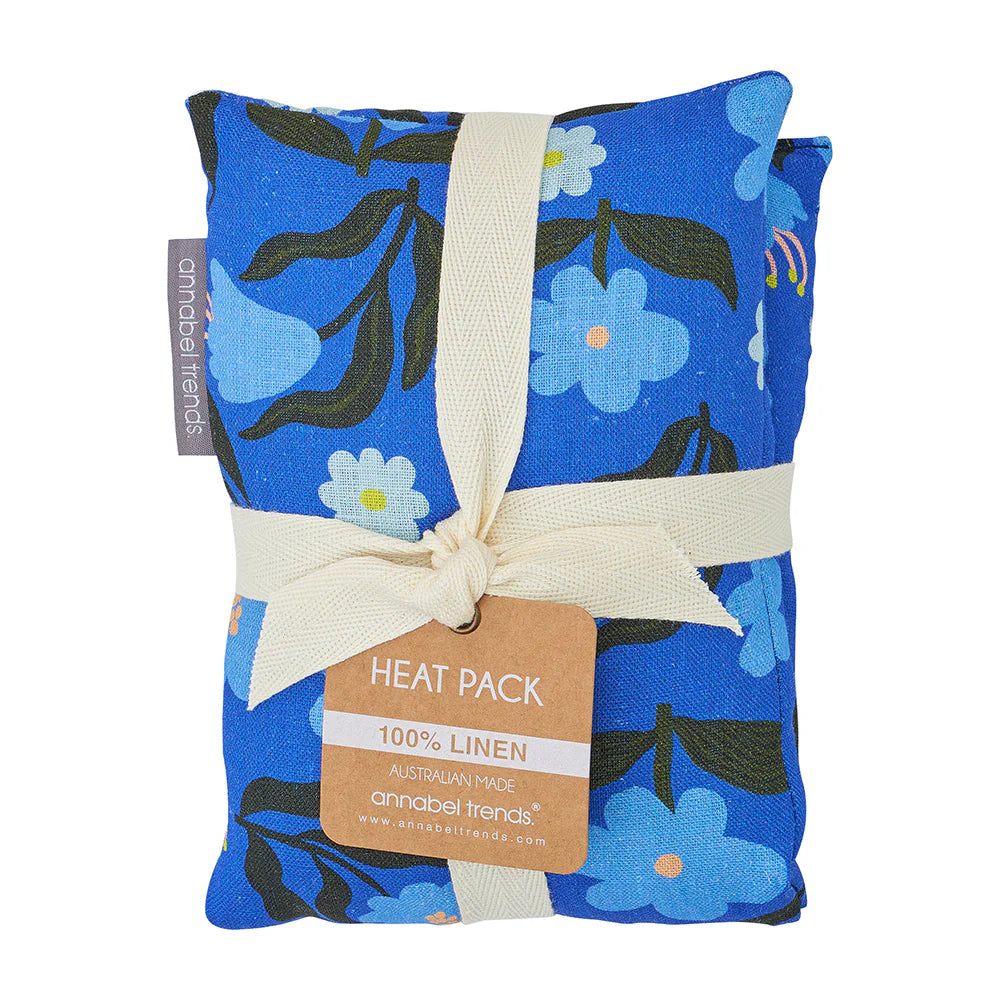 Annabelle Trends Linen Heat Pillow - Nocturnal Bloom - 800g - 40x15x3cm