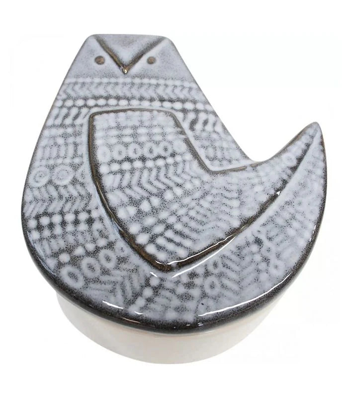 Lavida Ceramic Morroc Bird Box - 14x13x6cm.