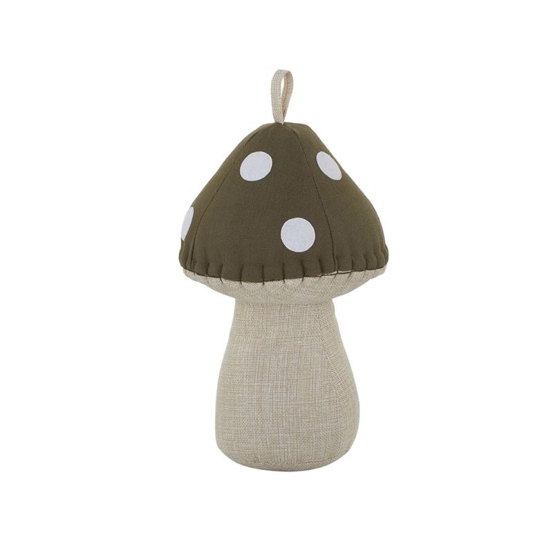 Toadstool Door Stop - 16x26cm - Olive