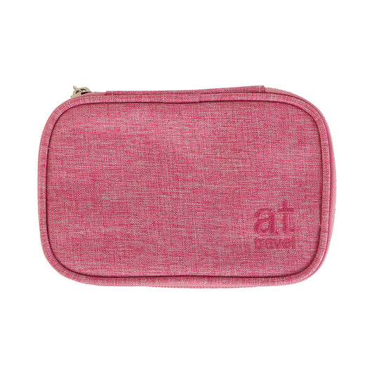 AT Travel 7 Day Pill Carrier - Pink - 15x10x4cm