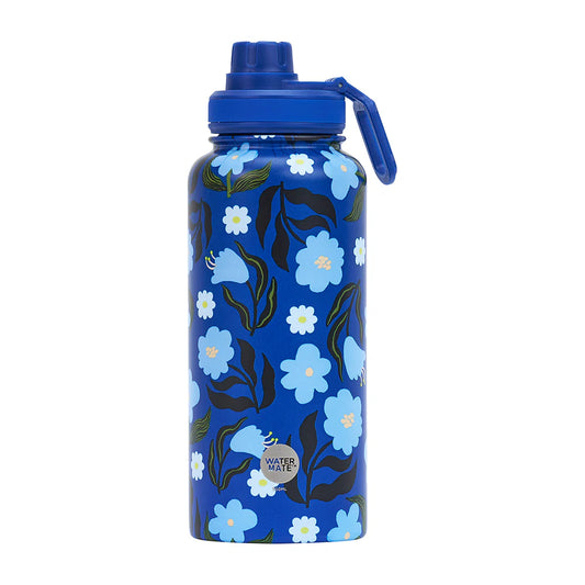 Annabel Trends Watermate Drink Bottle – Stainless Steel with Nocturnal Bloom Design – 550ml