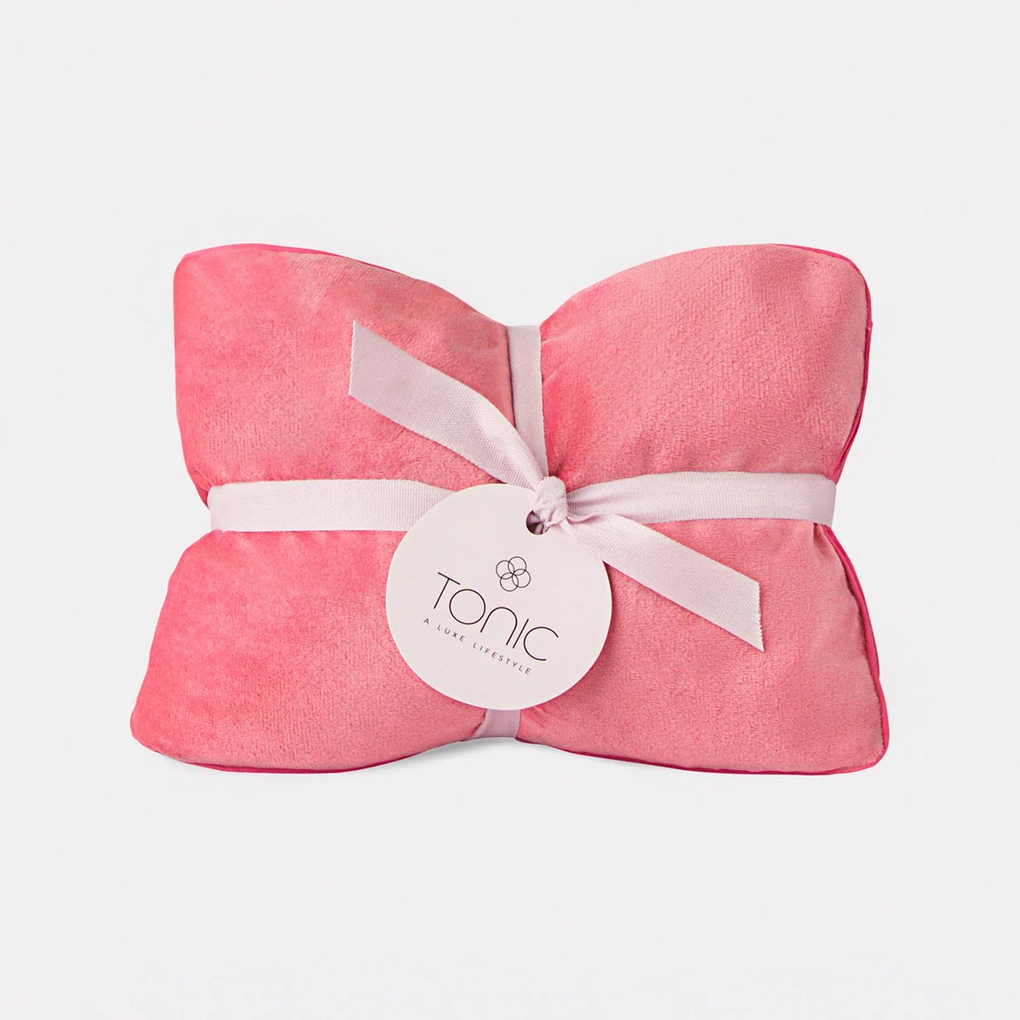 Tonic Australia Heat Pillow - Luxe Velvet Coral - 800g - 40x14x3cm