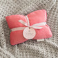 Tonic Australia Heat Pillow - Luxe Velvet Coral - 800g - 40x14x3cm