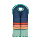 Annabel Trends Neoprene Double Bottle Bag - Navy Sunrise - 24x38cm