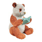 Urban Products Ludicrous Panda Bookend Book Holder - Vibrant Pink - 18x12x13cm