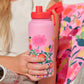 Annabell Trends 550ml Stainless Steel Watermate Drink Bottle - Flower Patch