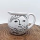 Casa Regalo Boy Milk Jug Creamer - Black and White - 13.5x10cm