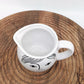 Casa Regalo Boy Milk Jug Creamer - Black and White - 13.5x10cm